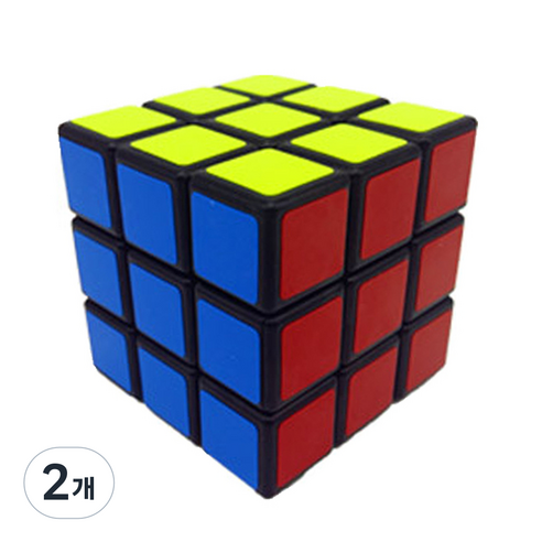 블루마토 3x3 큐브 5 50 x 50 mm NO.7101A, 혼합 색상, 2개