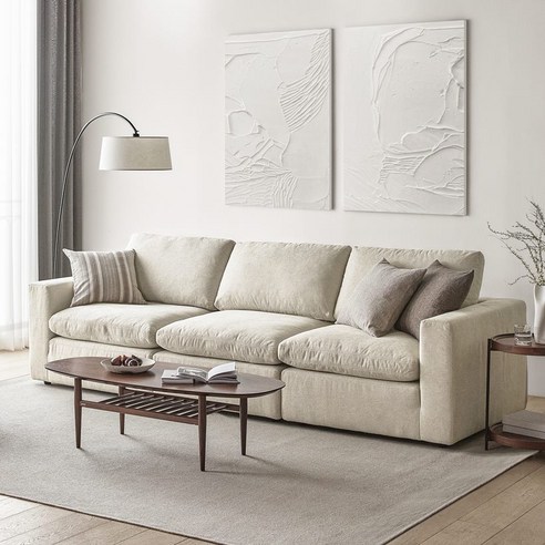 까사미아 캄포베이직2 4인소파 - 합리적 가격과 세련된 디자인의 완벽한 조화