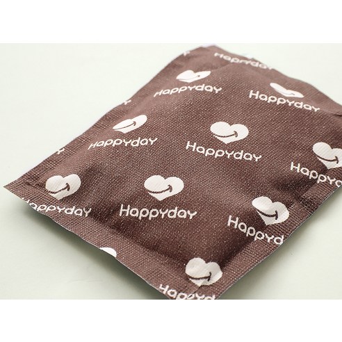 해피데이 [국내생산] 따뜻해 포켓형 핫팩 100g 후기 분석 - 제품 사이즈 비교