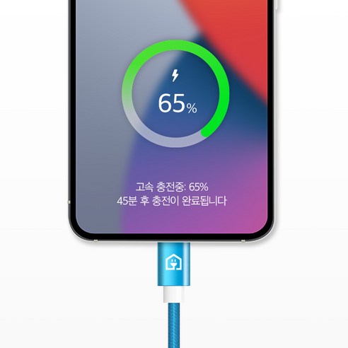 홈플래닛 패브릭 고속충전케이블 C타입 후기 분석 - 커넥터 디테일 이미지