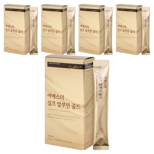 에스더포뮬러 여에스더 실크 알부민 골드, 5개, 14회분