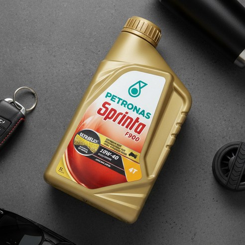 PETRONAS Sprinta F900 10W40 4T 全合成機油1L, 10W-40, 1瓶- 發動裝置