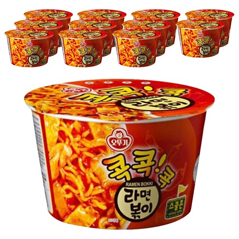 오뚜기 콕콕콕 라면볶이 용기 120g, 12개