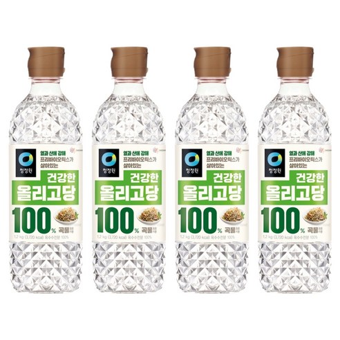 청정원 건강한 올리고당, 1.2kg, 4개