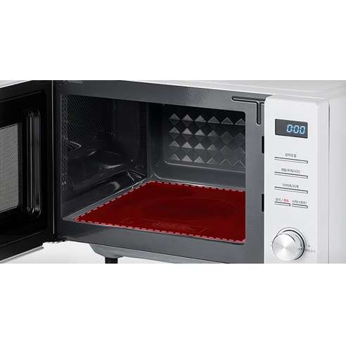 쿠쿠 플랫 전자레인지 버튼 다이얼식 20L 이미지 3