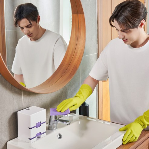 스카치브라이트 베이킹소다 톡톡 크린스틱 후기 분석 - 거품 세척력 테스트