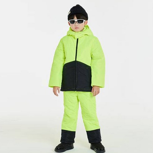 에프리더 아동용 네모 패딩 스키 바지
