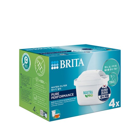 브리타 정수기 필터 막스트라 프로 퓨어 퍼포먼스 4입 솔직 후기 | 실사용자 리뷰 분석 - 상품 이미지 2