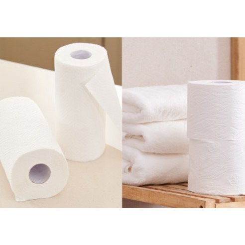 향기롭고 부드러운 3겹 라벤더 화장지