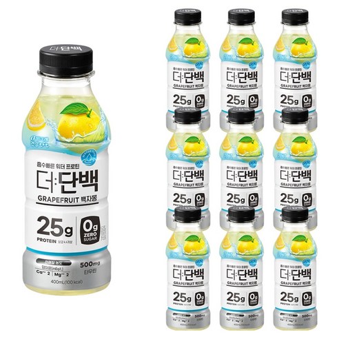 더단백 워터 프로틴 백자몽 400ml, 10개 솔직 후기 | 실사용자 리뷰 분석 썸네일