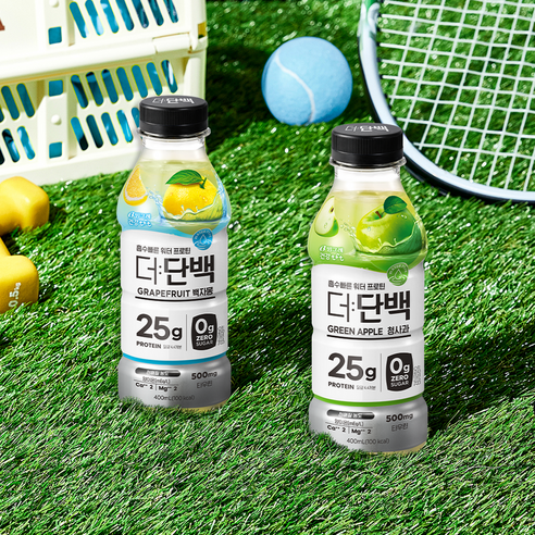 더단백 워터 프로틴 백자몽 400ml, 10개 이미지 3
