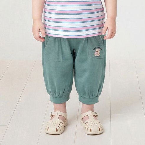 밀크마일 아동용 썸머워터 멜론 베어포켓포인트 조거팬츠