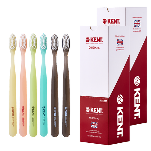켄트 오리지널 초극세모 칫솔, 1개입, 12개