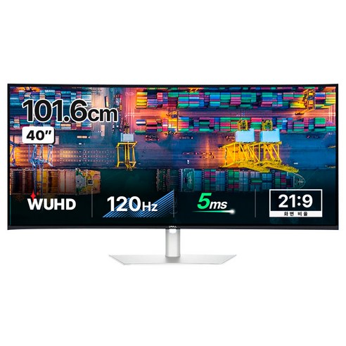 델 WUHD 울트라샤프 IPS Black 21:9 120Hz 모니터, 101.6cm, U4025QW