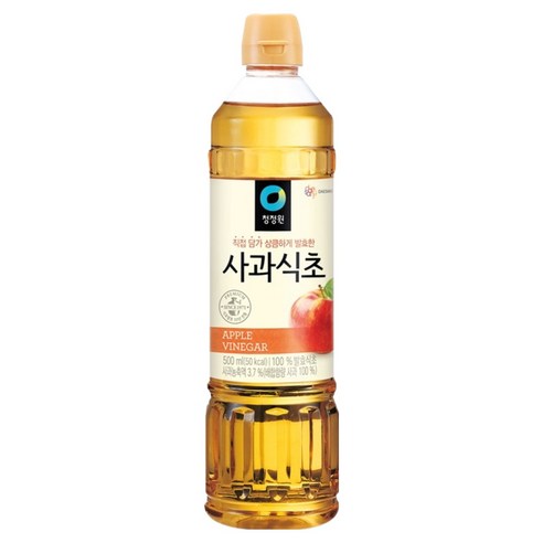 청정원 사과식초, 500ml, 1개