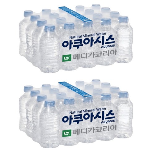 아쿠아시스 무라벨, 330ml, 40개