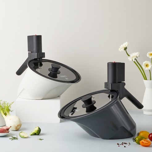 바이탈 플랜트 인덕션 뉴오리지널 롤팬 그레이 후기 분석 - 손잡이 및 조작부