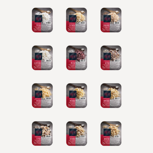 더미식 귀리쌀밥 개봉 및 조리 준비 모습