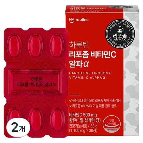 하루틴 리포좀 비타민C 알파, 30정, 2개