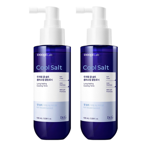 닥터지 두피랩 쿨 솔트 롱라스팅 쿨링 토닉, 100ml, 2개