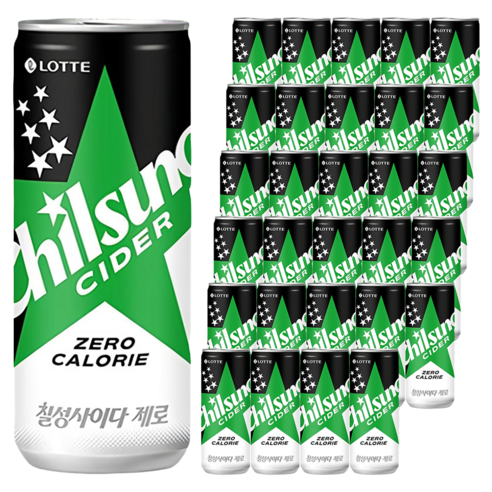 칠성사이다 롯데 제로 310ml × 24개