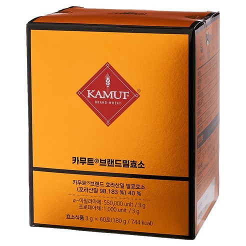 카무트 브랜드밀 효소 60p, 180g, 1개