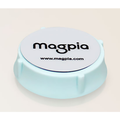 마그피아 파스텔 원형 메모자석홀더 중 30p 세트 후기 분석 - 자석의 실제 부착 모습