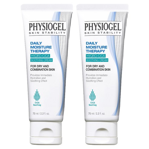 피지오겔 데일리 모이스쳐 테라피 하이드로 시카 수딩 크림, 70ml, 2개