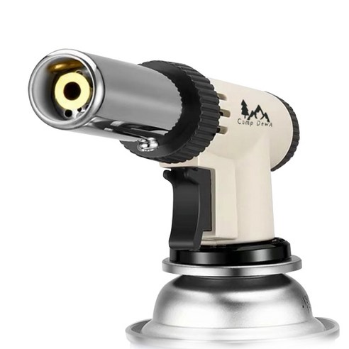 캠프듀아 액화방지 2가지 불조절 요리용 토치 후기 분석 - 화구 디테일