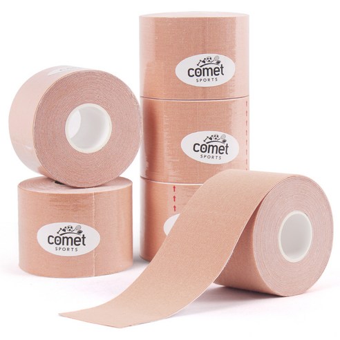 코멧 스포츠 테이프 5cm*5M 6롤 이미지 2