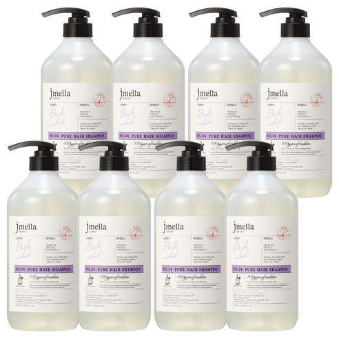 제이멜라 인 프랑스 퓨어 다크 오키드 헤어 퍼퓸샴푸 오키드향, 1000ml, 8개