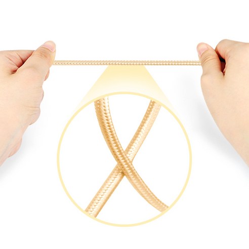 홈플래닛 패브릭 고속충전케이블 C타입 후기 분석 - 케이블 유연성 테스트