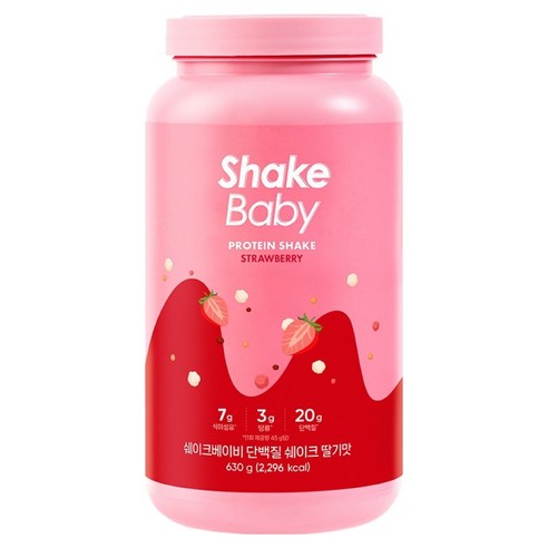 쉐이크베이비 락토컷 단백질 쉐이크 딸기맛 630g, 1개 솔직 후기 | 실사용자 리뷰 분석 - 상품 이미지 1