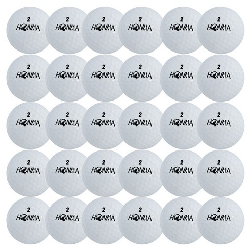 혼마 골프공 로스트볼 특A+ 42.67mm, 화이트, 30개, 1개입