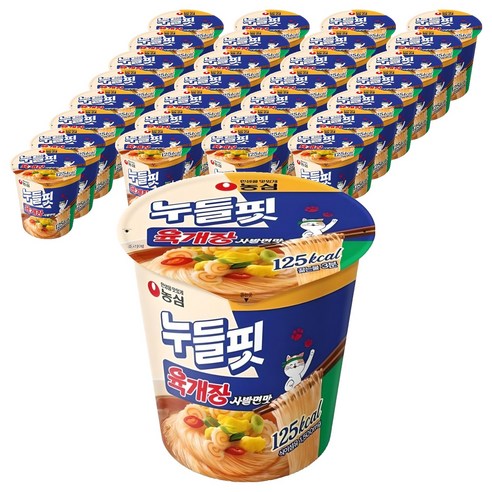 누들핏 육개장사발면맛 35.5g, 32개