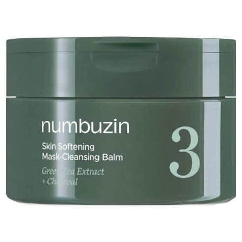 넘버즈인 3번 녹차숯 모공말끔 클렌징팩밤, 85g, 1개