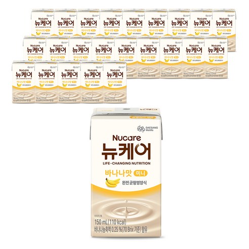 뉴케어 정품 바나나맛 미니 완전균형영양식 150ml, 24개 솔직 후기 | 실사용자 리뷰 분석 썸네일