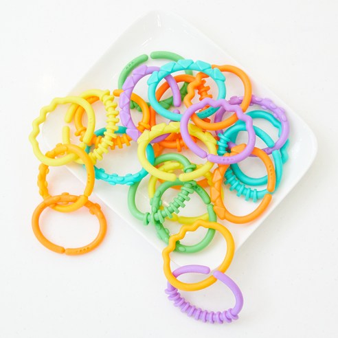 브라이트스타트 고리친구들 유모차장난감 치발기 육아맘 솔직 후기 | 실사용 리뷰 - 상품 이미지 3