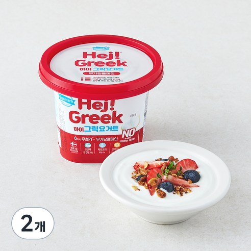하이 그릭요거트, 2개, 1개입, 400g