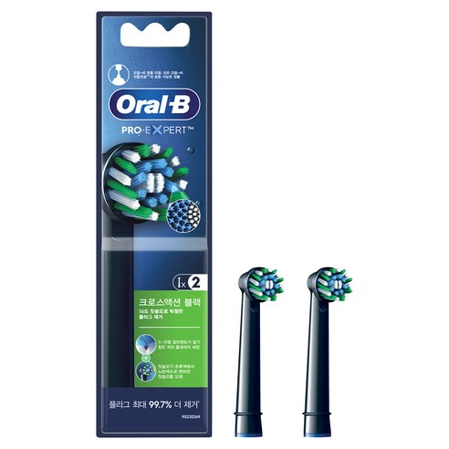 오랄비 정품 크로스액션 블랙 전동칫솔 리필모 2p 솔직 후기 | 실사용자 리뷰 분석 썸네일