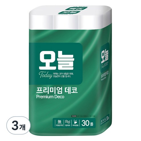 오늘 프리미엄 데코 3겹 화장지 솔직 후기 | 실사용자 리뷰 분석 - 대표 이미지