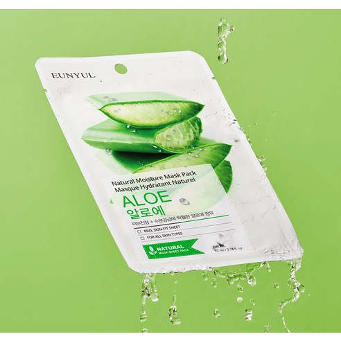 은율 내츄럴 모이스처 알로에 마스크팩 이미지 3