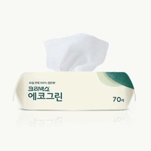 크리넥스 에코그린 물티슈 캡형 이미지 4