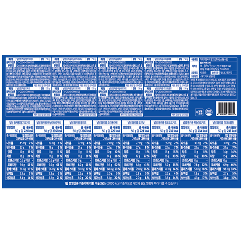 널담 마카롱 감동세트 8종 (냉동) 후기 분석 - 원재료 및 영양정보