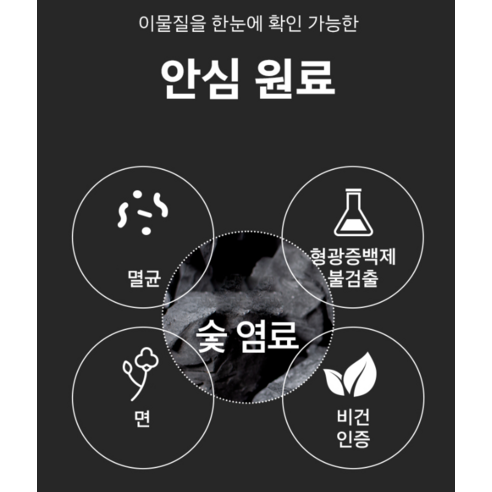 뷰렌드 비건 살균 면봉 검정 이미지 4