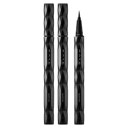 케이트 슈퍼 샤프 라이너 EX 4.0 0.5ml, 딥 블랙, 2개