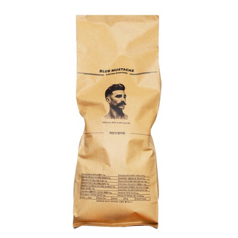 파란수염 로스터스 에스프레소 다크 원두, 홀빈(분쇄안함), 1kg, 1개