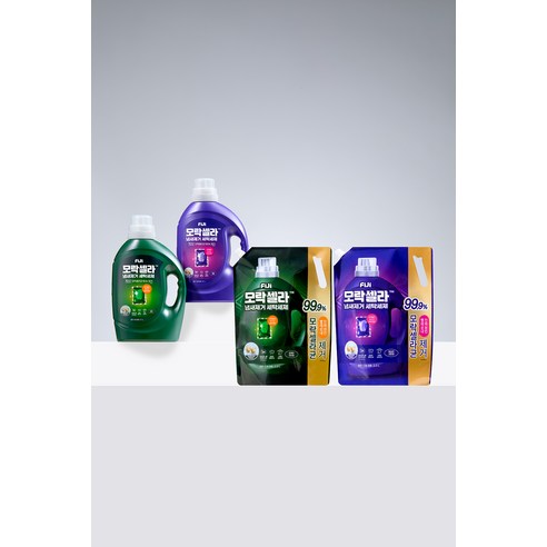 피지 모락셀라 냄새제거 액상세제 뽀송한 코튼향 본품 후기 분석 - 용기 디자인