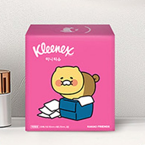 크리넥스 코튼처럼 부드러운 프리미엄 미니티슈 카카오프렌즈 후기 분석 - 보관 용이성