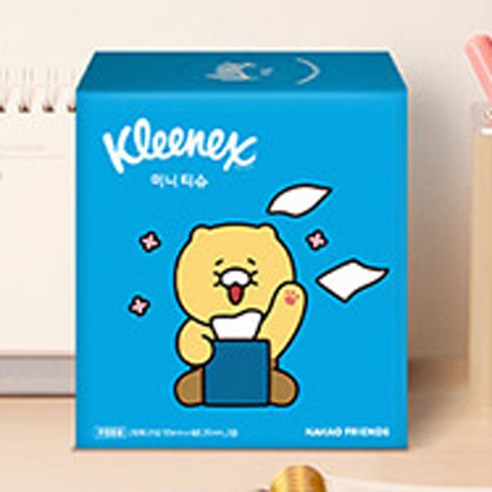 크리넥스 코튼처럼 부드러운 프리미엄 미니티슈 카카오프렌즈 후기 분석 - 리빙 인테리어 연출